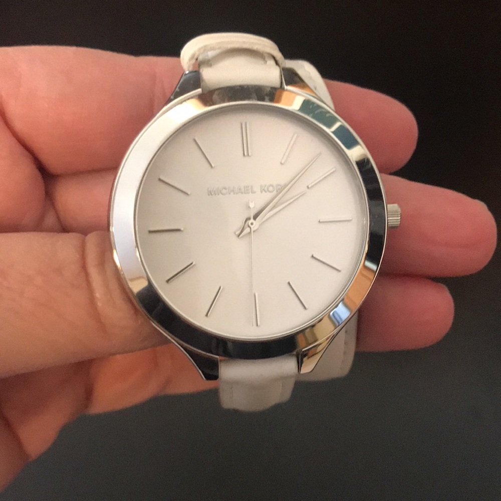 Michael Kors Women’s White Wrap Watch